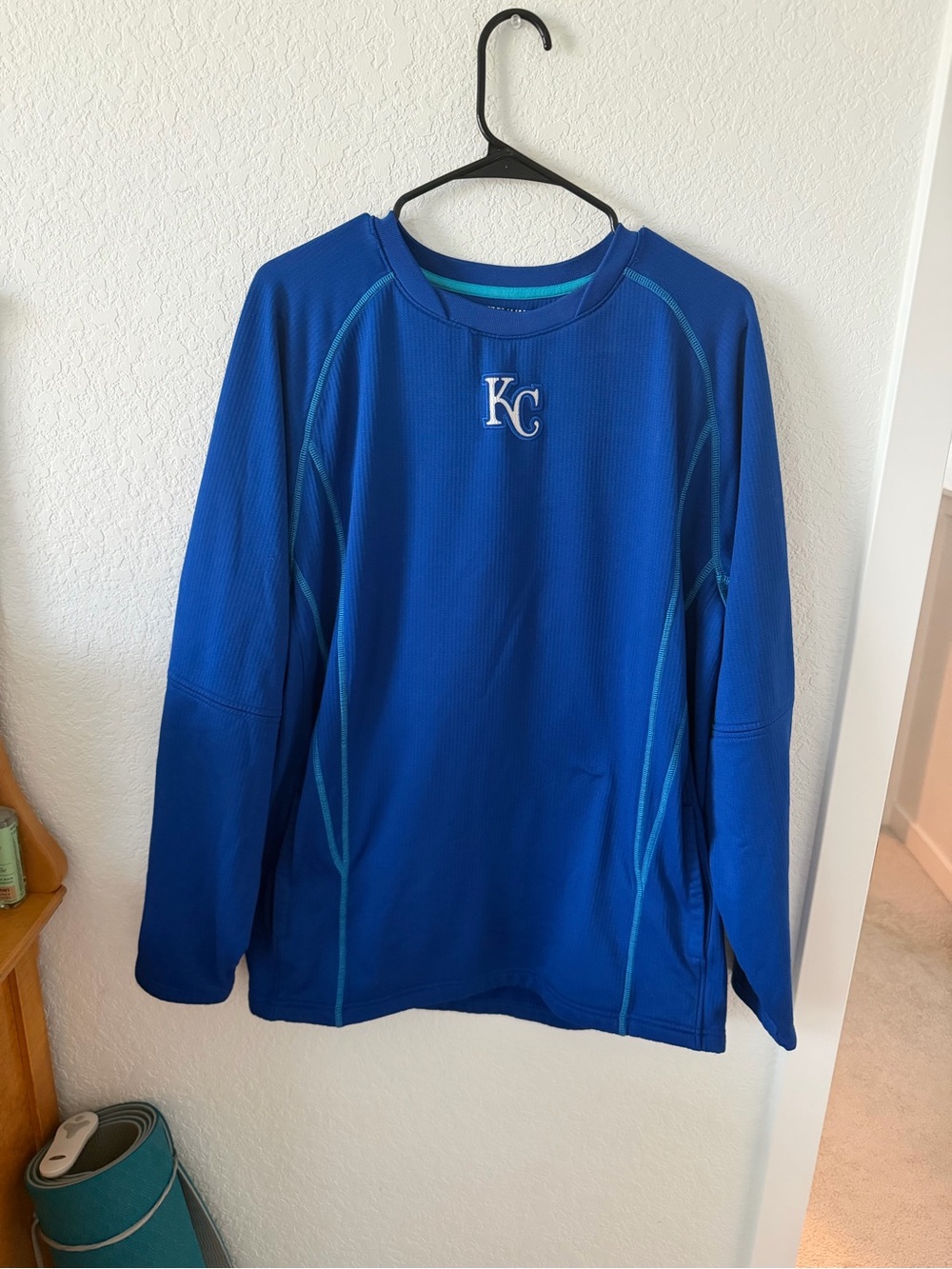 Majestic Royal Blue Pullover with Teal Trim
